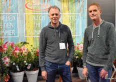 Leo van der Hulst van Summerville Plants samen met Wim Olshoorn.